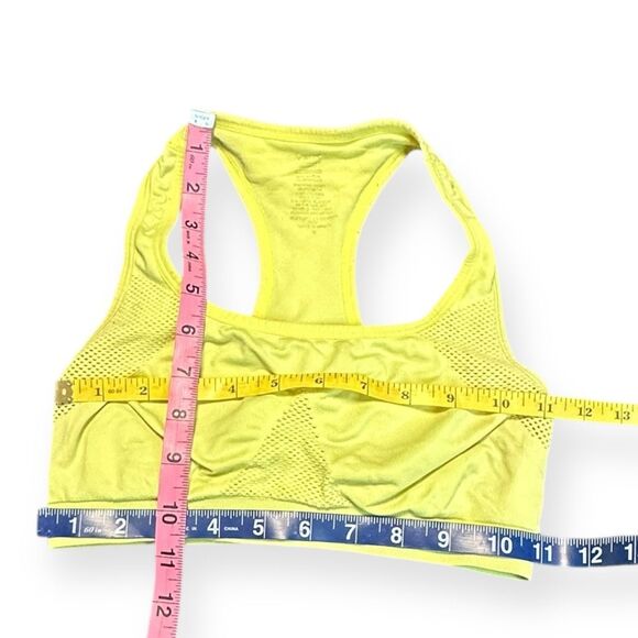 VICTORIA’S SECRET VICTORIA SPORT VSX Women’s Neon Yellow Seamless Sports Bra Siz - Picture 4 of 4